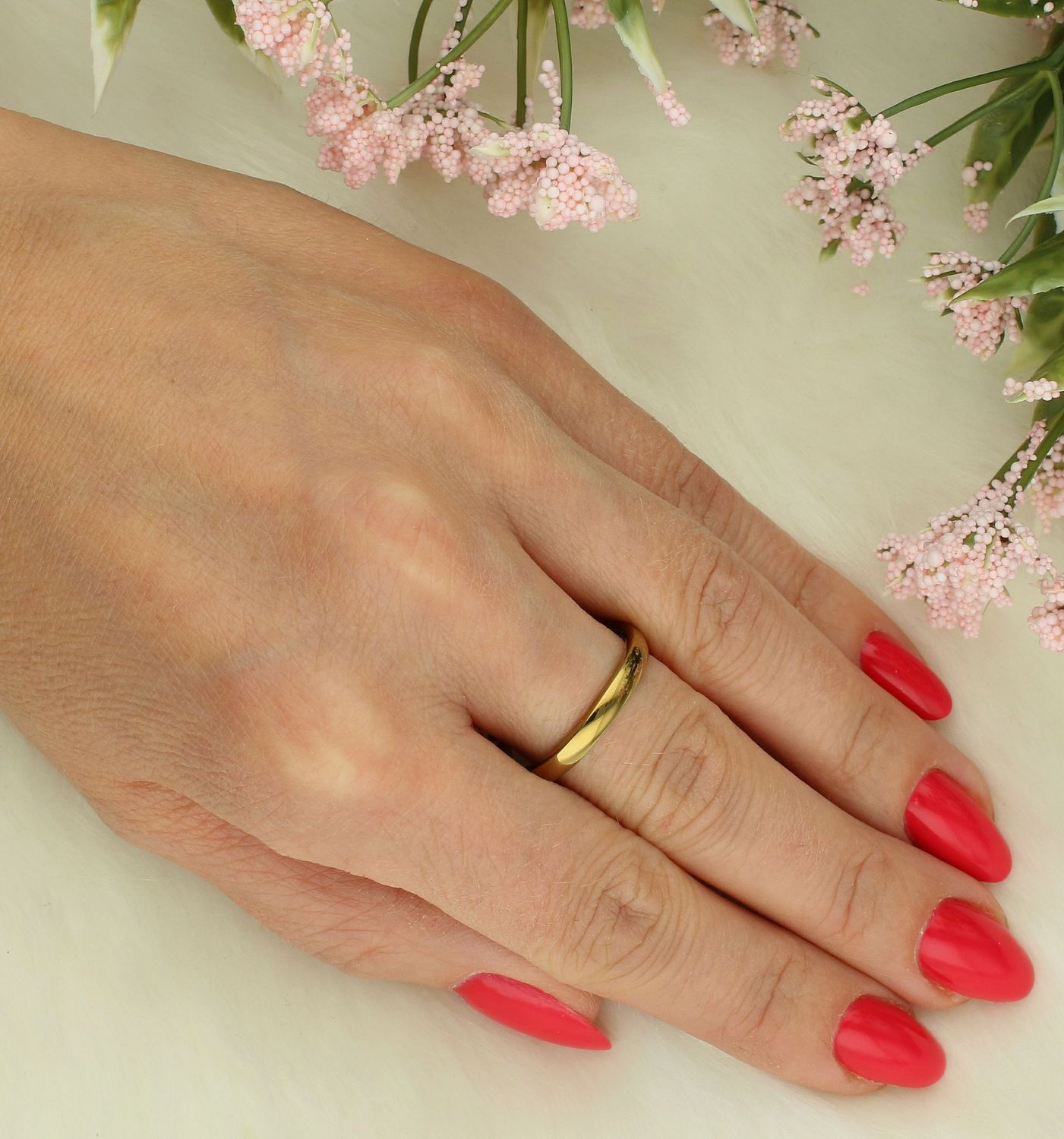 Pierścionek Obrączka pozłacana stal, PA 073 Pierścionek spodoba się niezależnej, odważnej kobiecie, kochającej wyraziste dodatki, które podkreślają osobowość. 1.jpg